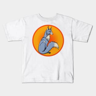Vesper Blue Fox Kids T-Shirt